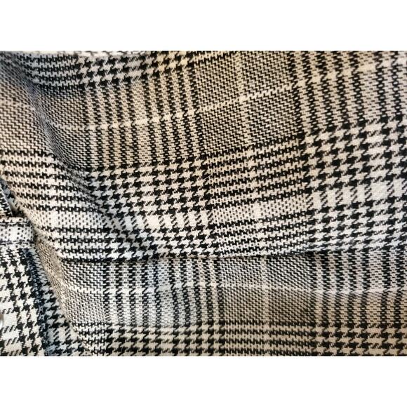 Kendall & Kylie Women's Plaid Belted Trousers Size Small - Picture 7 of 7